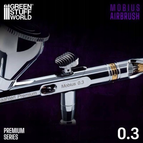GREEN STUFF WORLD - AEROGRAF Premium Series GHPM-Mobius Airbrush 0.3mm 6377