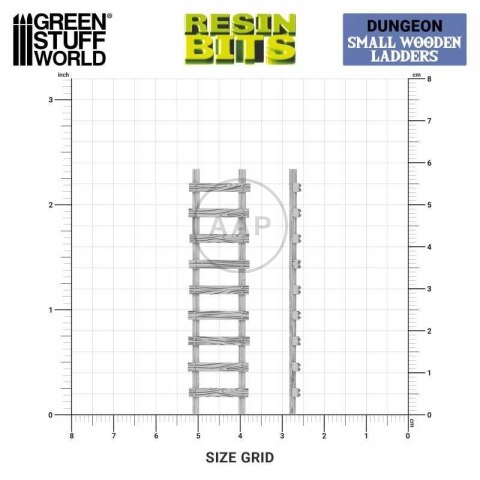 GREEN STUFF WORLD - DRABINY 1:35 - 1:48 DRUK 3D 12723