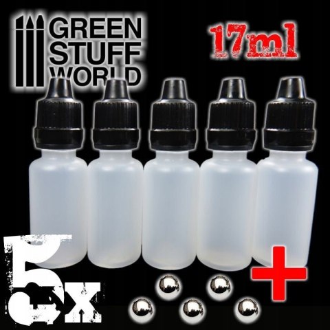 GREEN STUFF WORLD - POJEMNIKI DO MIESZANIA FARB 17 ML x 5 9274 GREEN STUFF WORLD - POJEMNIKI DO MIESZANIA FARB 17 ML x 5 9274
