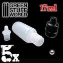 GREEN STUFF WORLD - POJEMNIKI DO MIESZANIA FARB 17 ML x 5 9274