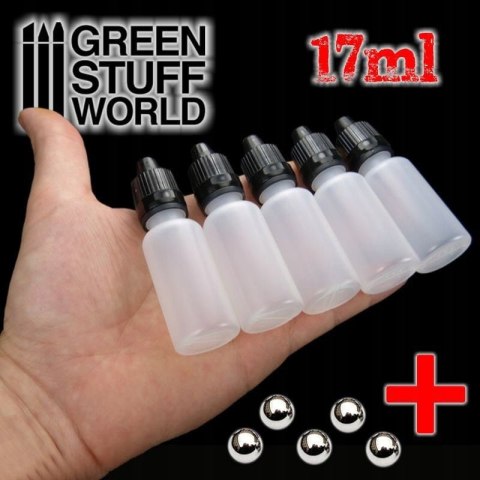 GREEN STUFF WORLD - POJEMNIKI DO MIESZANIA FARB 17 ML x 5 9274 GREEN STUFF WORLD - POJEMNIKI DO MIESZANIA FARB 17 ML x 5 9274