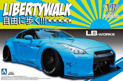 MODEL DO SKLEJANIA AOSHIMA NISSAN GT-R R35 LB WORKS 1:24 AO05402
