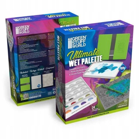 MOKRA PALETA DO FARB GREEN STUFF WORLD WET PALETTE ULTIMATE 14160 MOKRA PALETA DO FARB GREEN STUFF WORLD WET PALETTE ULTIMATE 14160