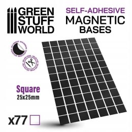 NAKLEJKA MAGNETYCZNA NAKLEJKI KWADRATOWE 25 MM GREEN STUFF WORLD 10849