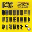 NAKLEJKA MAGNETYCZNA NAKLEJKI KWADRATOWE 25 MM GREEN STUFF WORLD 10849