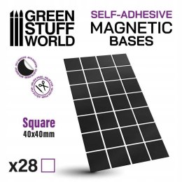NAKLEJKA MAGNETYCZNA NAKLEJKI KWADRATOWE 40 MM GREEN STUFF WORLD 10850