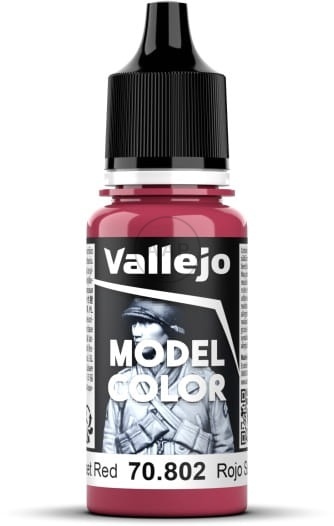 VALLEJO FARBA MODEL COLOR 045 SUNSET RED 70802