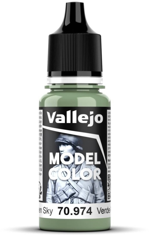 VALLEJO FARBA MODEL COLOR 076 GREEN SKY 70974