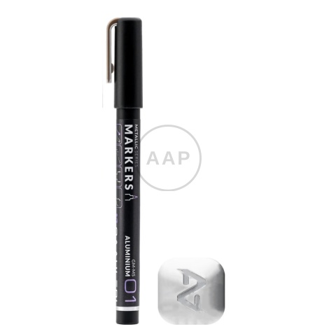 GAAHLERI - MARKER METALICZNY ALUMINIUM 1 SZTUKA GM-MS01