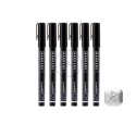 GAAHLERI - MARKER METALICZNY ALUMINIUM 6 SZTUK GM-MS01-6