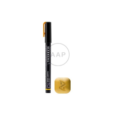 GAAHLERI - MARKER METALICZNY FLASHY GOLD 6 SZTUK GM-MS10-6