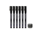 GAAHLERI - MARKER METALICZNY GUN METAL 6 SZTUK GM-MS05-6