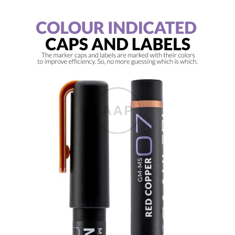 GAAHLERI - MARKER METALICZNY RED COPPER 1 SZTUKA GM-MS07