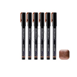 GAAHLERI - MARKER METALICZNY RED COPPER 6 SZTUK GM-MS07-6