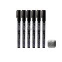 GAAHLERI - MARKER METALICZNY STAINLESS STEEL 6 SZTUK GM-MS02-6