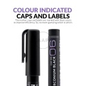 GAAHLERI - MARKER METALICZNY ZIRCONIUM BLACK 1 SZTUKA GM-MS06