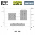 GREEN STUFF WORLD - DRUK 3D - DREWNIANE SKRZYNIE 14 SZT 1:48 12682