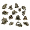 GREEN STUFF WORLD - DUNGEONS & FANTASY - STONE WALL RUINS - RUINY MURU