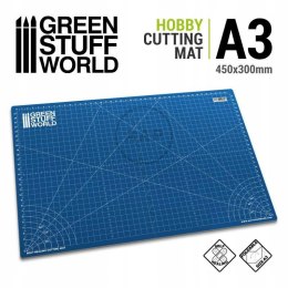 GREEN STUFF WORLD - MATA DO CIĘCIA A3 NIEBIESKA 45x30 CM 3244