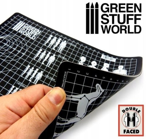GREEN STUFF WORLD - MATA DO CIĘCIA A4 CZARNA 1001