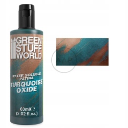 GREEN STUFF WORLD - PATYNA ROZPUSZCZALNA W WODZIE 60 ML - TLENEK TURKUSOWY