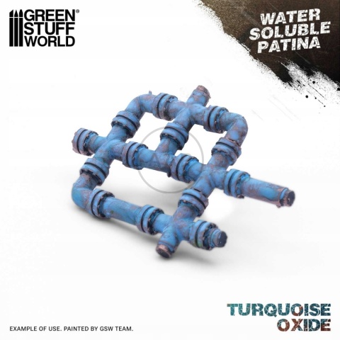 GREEN STUFF WORLD - PATYNA ROZPUSZCZALNA W WODZIE 60 ML - TLENEK TURKUSOWY