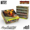 GREEN STUFF WORLD - STARTER SET PAINT - ZESTAW STARTOWY 48 FARB