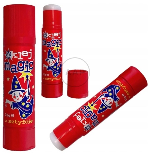 KLEJ BIUROWY W SZTYFCIE MAGIC KAMABEN 10gr CZERWONY