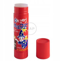 KLEJ BIUROWY W SZTYFCIE MAGIC KAMABEN 20gr CZERWONY