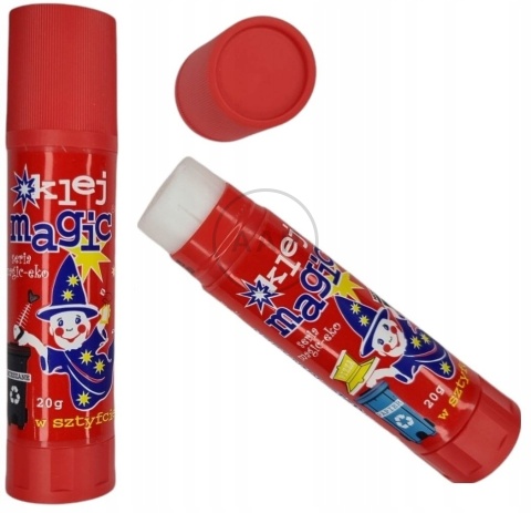KLEJ BIUROWY W SZTYFCIE MAGIC KAMABEN 20gr CZERWONY