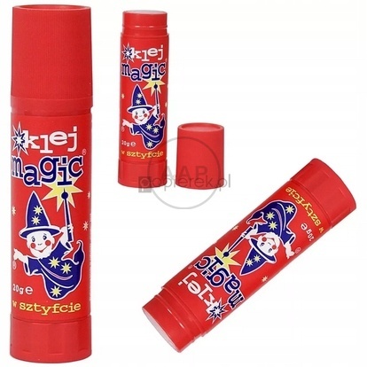 KLEJ BIUROWY W SZTYFCIE MAGIC KAMABEN 20gr CZERWONY