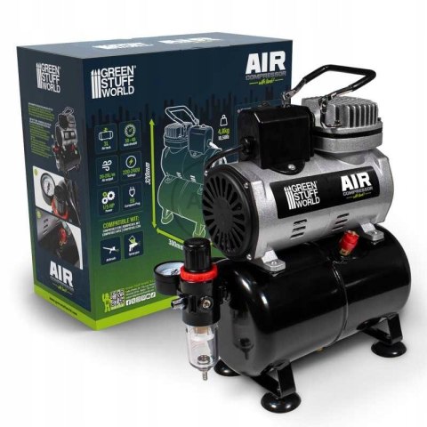 KOMPRESOR DO AEROGRAFU ZE ZBIORNIKIEM GREEN STUFF WORLD 47 dB 5758