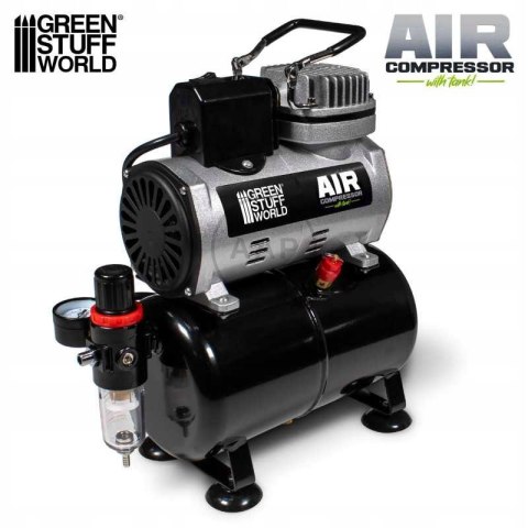 KOMPRESOR DO AEROGRAFU ZE ZBIORNIKIEM GREEN STUFF WORLD 47 dB 5758