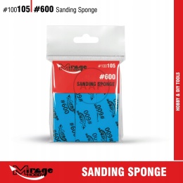 MIRAGE 100105 GĄBKI DO SZLIFOWANIA SANDING SPONGE #600 6 SZT