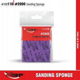 MIRAGE 100110 GĄBKI DO SZLIFOWANIA SANDING SPONGE #2000 6 SZT