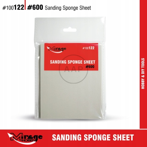 MIRAGE 100122 GĄBKA ŚCIERNA SANDING SPONGE SHEET #600