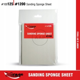 MIRAGE 100125 GĄBKA ŚCIERNA SANDING SPONGE SHEET #1200
