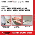 MIRAGE 100129 GĄBKA ŚCIERNA SANDING SPONGE SHEET #3000