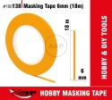 MIRAGE 100138 TAŚMA MASKUJĄCA MASKING TAPE 6mm (18m)
