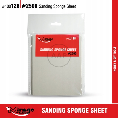 MIRAGE GĄBKA ŚCIERAN 100128 SANDING SPONGE SHEET #2500