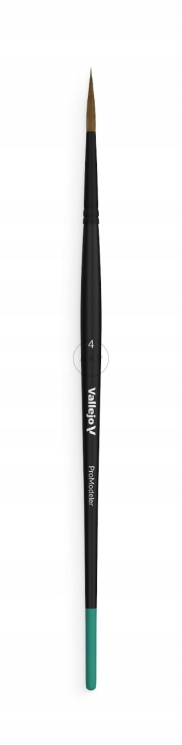 PĘDZEL VALLEJO PRO MODELER NATURAL HAIR ROUND NO. 4 B01004