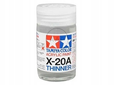TAMIYA 81030 X-20A THINNER 46 ML ROZCIEŃCZALNIK DO FARB AKRYLOWYCH