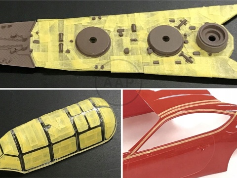 TAŚMA MASKUJĄCA HOBBY 2000 80008 PRECISION MASKING TAPE 4,5 MM X 18M