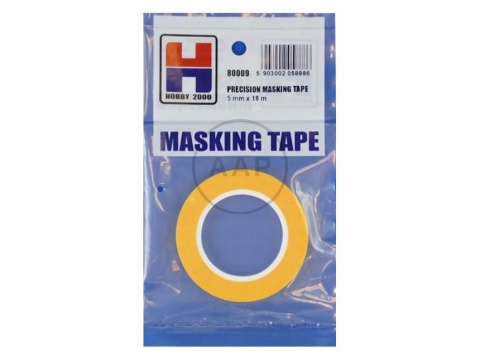 TAŚMA MASKUJĄCA HOBBY 2000 80009 PRECISION MASKING TAPE 5 MM X 18M