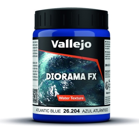 VALLEJO DIORAMA EFFECT 200 ML - WODA BŁĘKITNY ATLANTYK 26204