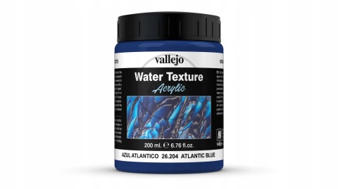 VALLEJO DIORAMA EFFECT 200 ML - WODA BŁĘKITNY ATLANTYK 26204