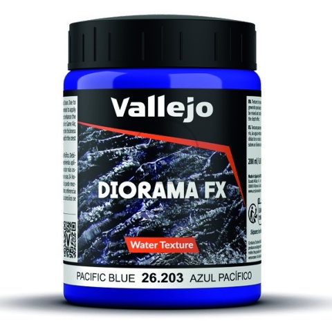 VALLEJO DIORAMA EFFECT 200 ML - WODA BŁĘKITNY PACYFIK 26203