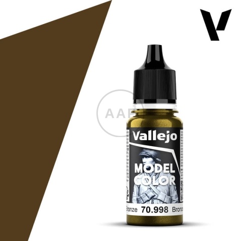 VALLEJO FARBA MODEL COLOR BRONZE 18 ML 70998 BRĄZ