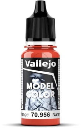 VALLEJO FARBA MODEL COLOR 025 CLEAR ORANGE 70956